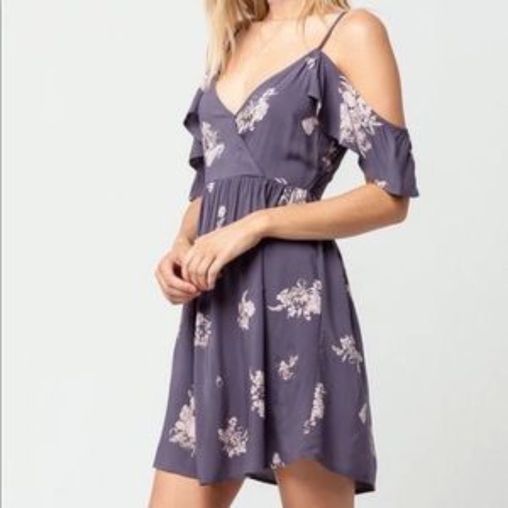 Tilly's Full Tilt - XL - Floral / Purple dress